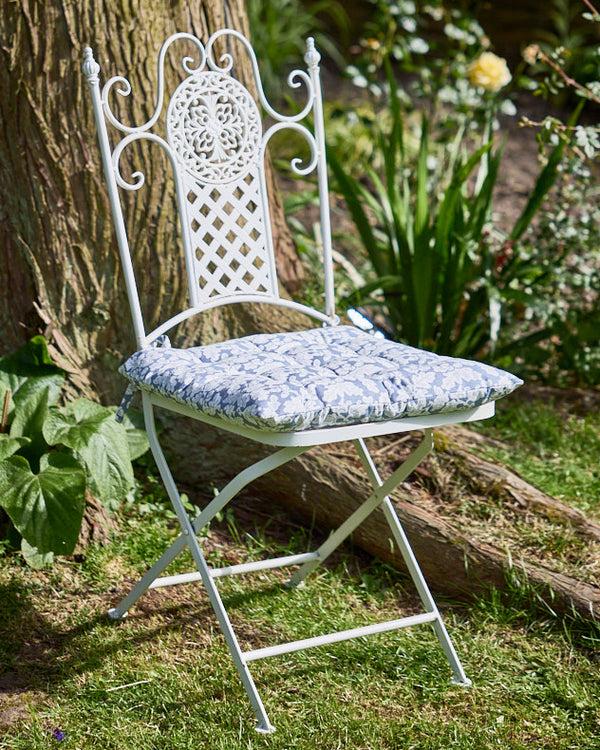 Dibor Set Of 2 Oakwood Leaf Print Seat Pads