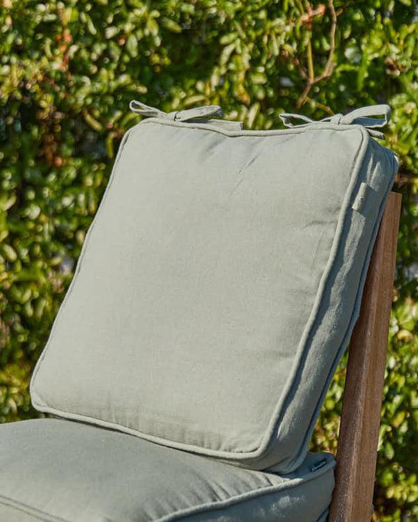 Dibor Set Of 2 Olive Green Garden Seat Cushions
