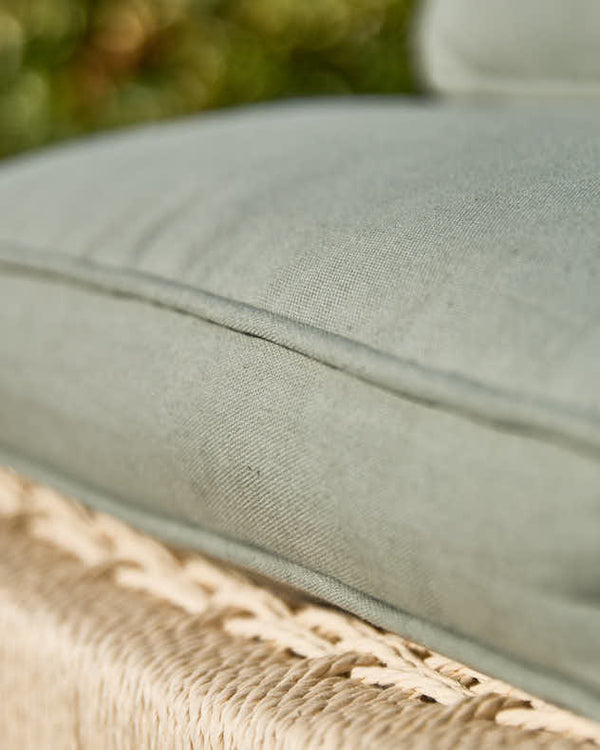 Dibor Set Of 2 Olive Green Garden Seat Cushions