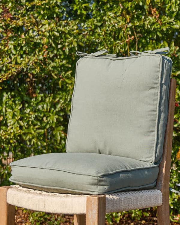 dibor Set of 2 Olive Green Garden Seat Cushions