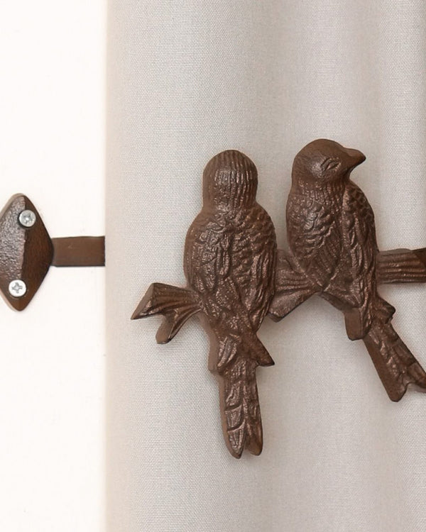 dibor Set of 2 Perched Bird Curtain Tie Backs