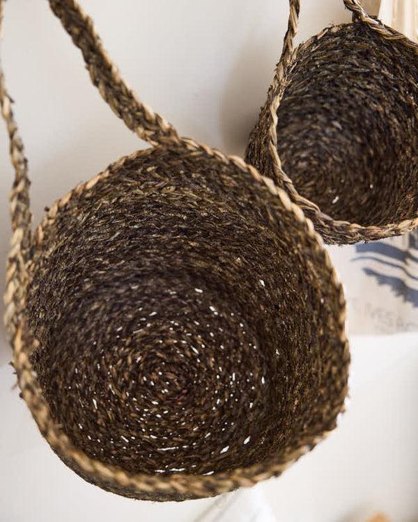 Dibor Set Of 2 Seagrass Bathroom Baskets