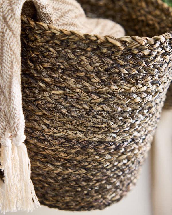 Dibor Set Of 2 Seagrass Bathroom Baskets