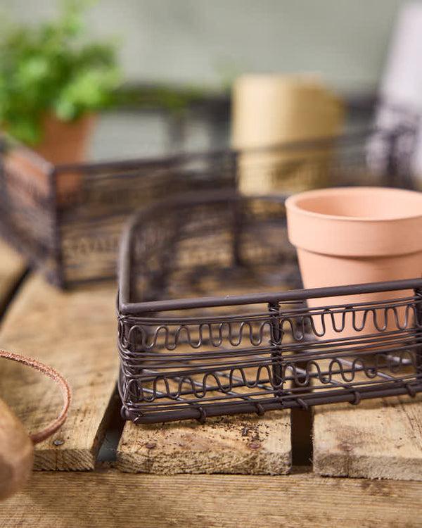 Dibor Set Of 2 Seedling Flower Pot Planters