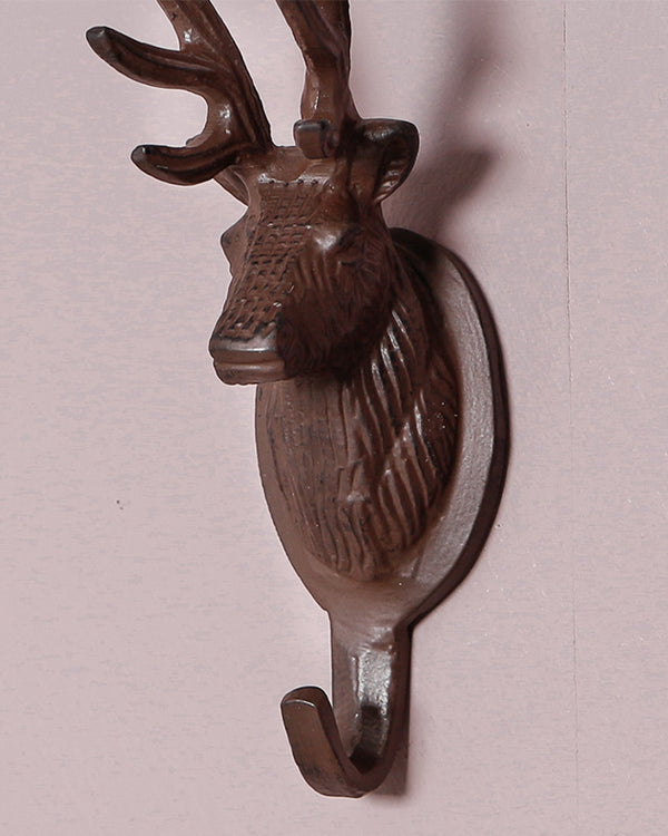Dibor Set Of 2 Stag Coat Hooks