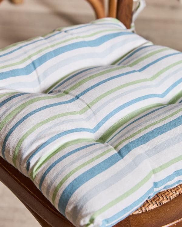 Dibor Set Of 2 Tenby Stripe Seat Pads