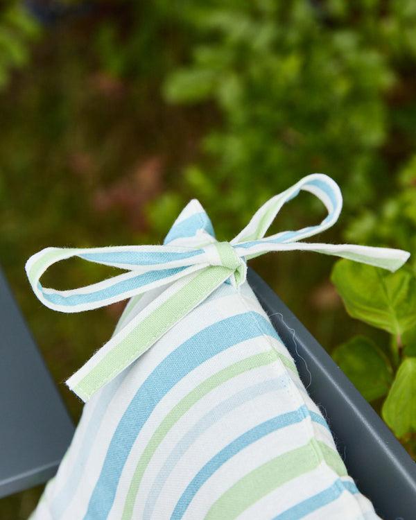 Dibor Set Of 2 Tenby Striped Seat Pads