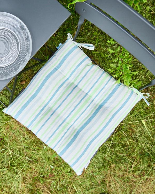 Dibor Set Of 2 Tenby Striped Seat Pads