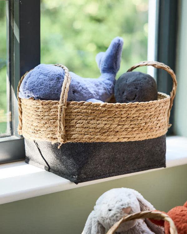 Dibor Set Of 2 Two Tone Baskets