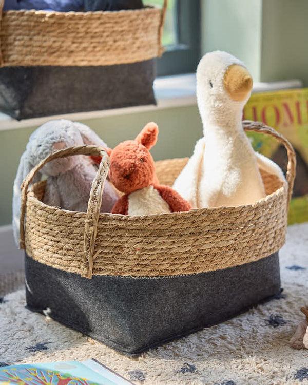Dibor Set Of 2 Two Tone Baskets