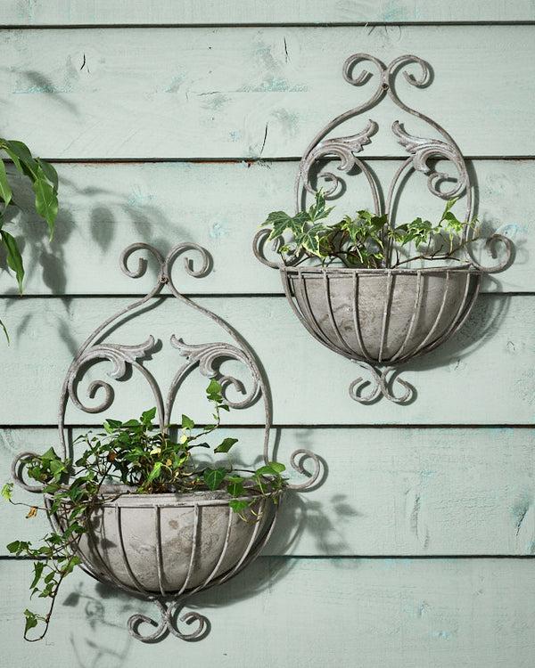 dibor Set of 2 Vintage Wall Planter Baskets