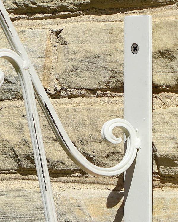 Dibor Set Of 2 White Hanging Brackets