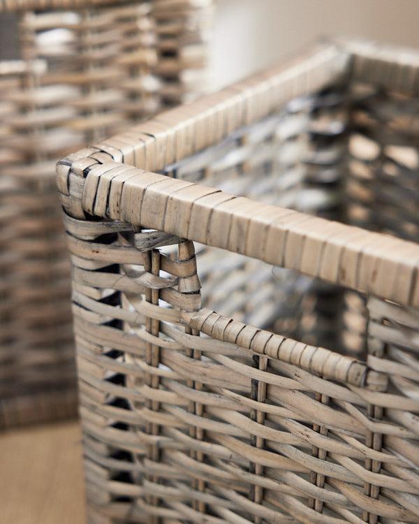 Dibor Set Of 2 Wicker Storage Baskets