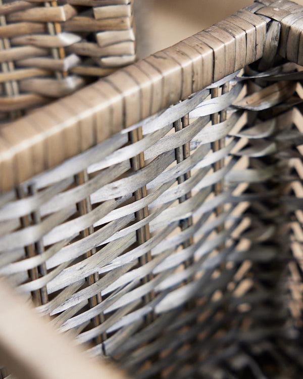 Dibor Set Of 2 Wicker Storage Baskets