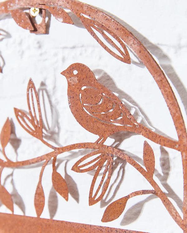 Dibor Set Of 2 Woodland Bird Wall Planters