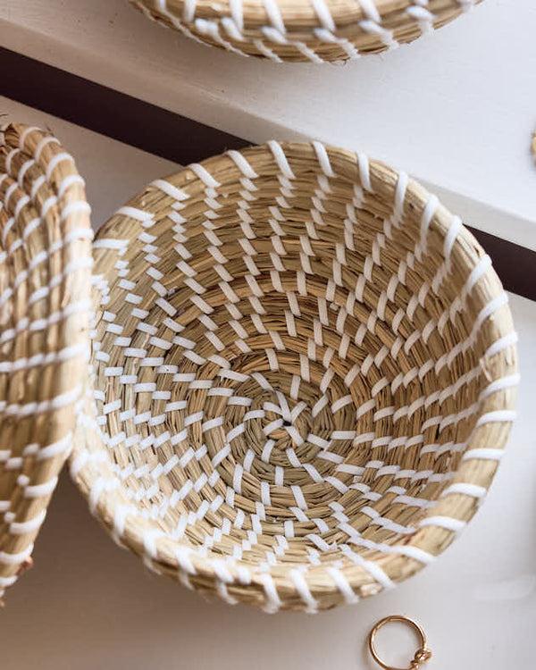 Dibor Set Of 2 Woven Seagrass Baskets