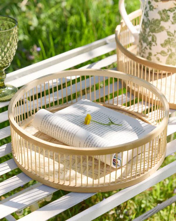 Dibor Set Of 3 Bamboo Nesting Trays