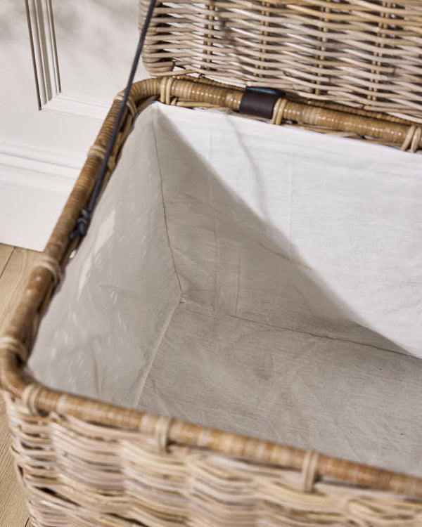 Dibor Set Of 3 Lined Baskets With Wheels