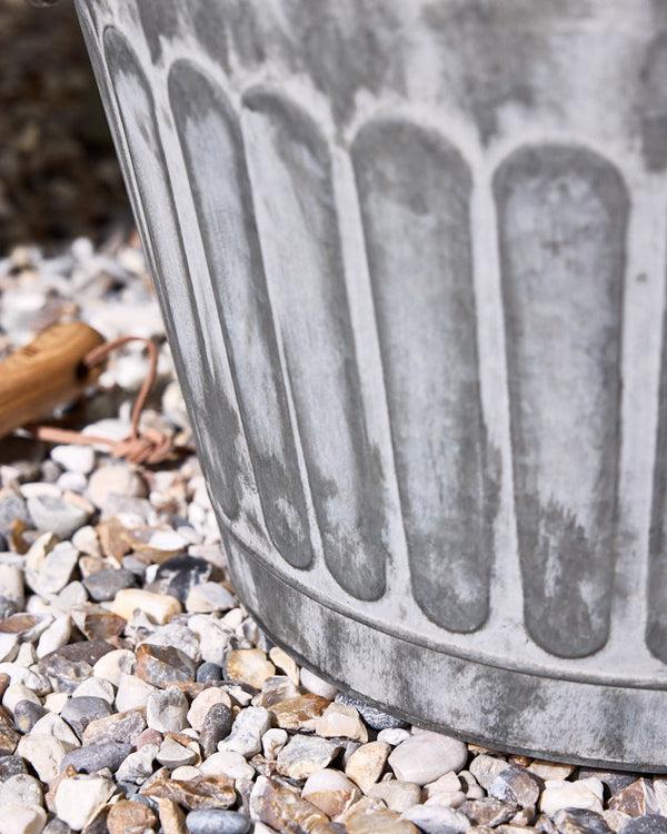 Dibor Set Of 3 Metal Urn Planters