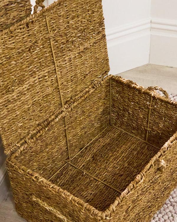 Dibor Set Of 3 Seagrass Baskets