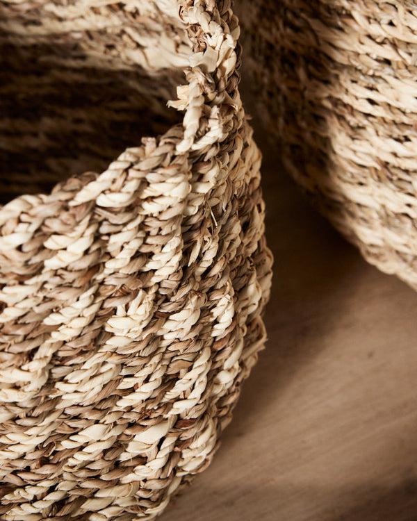 Dibor Set Of 3 Seagrass Baskets