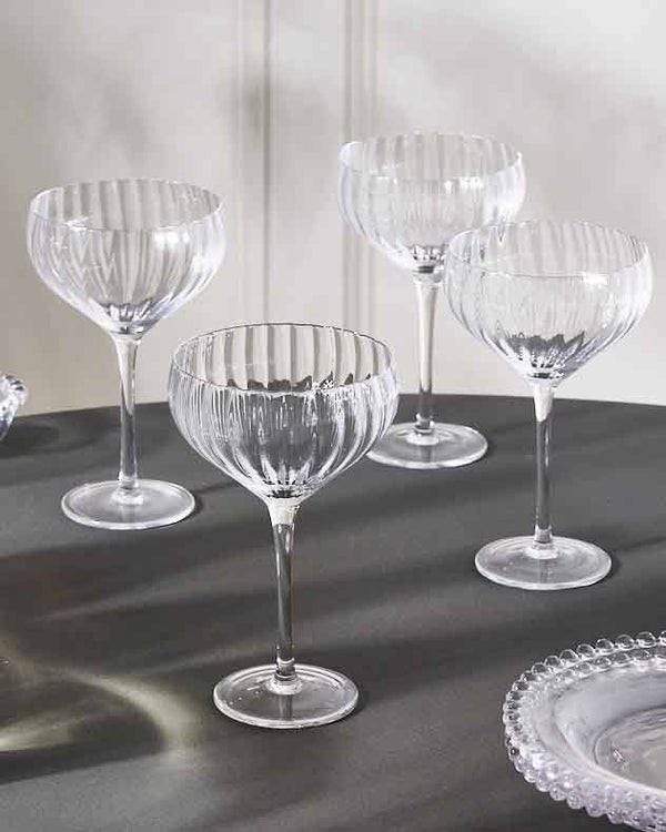Dibor Set Of 4 Champagne Saucers