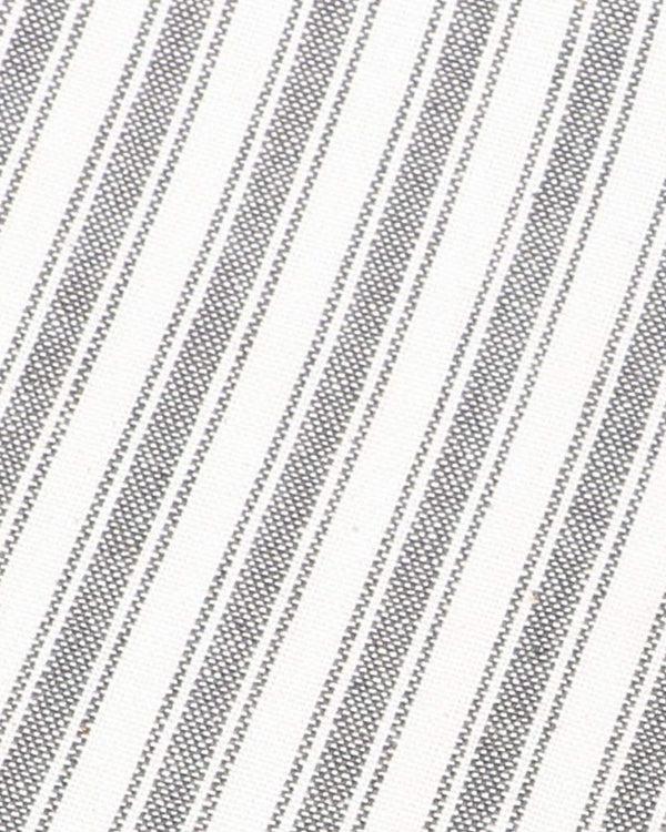 Dibor Set Of 4 Grey Stripe Fabric Napkins