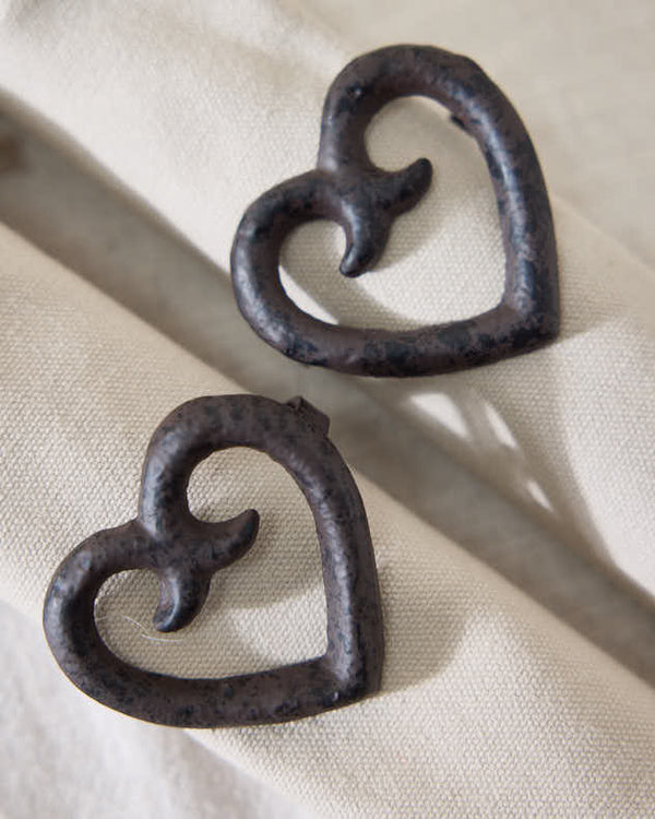 Dibor Set Of 4 Heart Napkin Rings