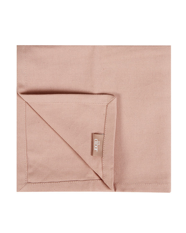 Dibor Set Of 4 Rose Cotton Napkins