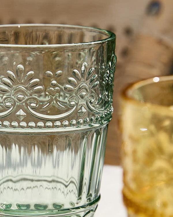 Dibor Set Of 6 Embossed Pastel Tumblers
