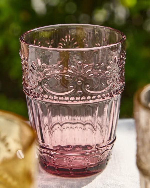 Dibor Set Of 6 Embossed Pastel Tumblers