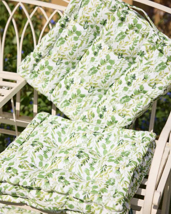 Dibor Set Of Botanical Print Box Cushions