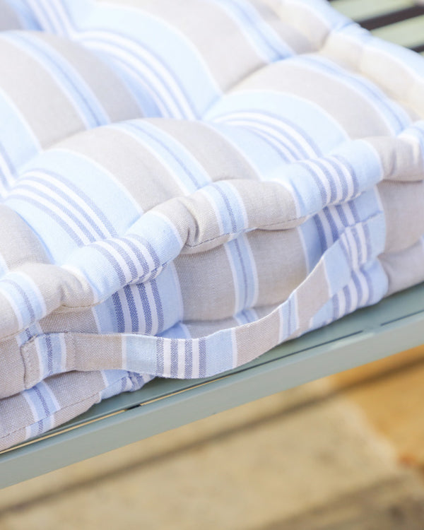 Dibor Set Of Oxford Stripe Box Cushions