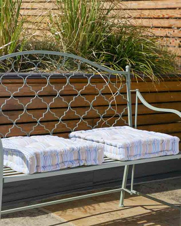 dibor Set of Oxford Stripe Box Cushions