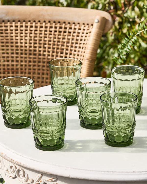 Dibor Set Of Palazzo Green Tumblers