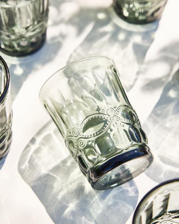 Dibor Set Of Smoky Grey Tumblers