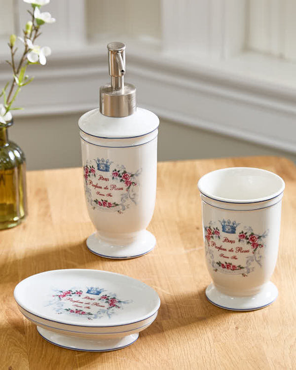 dibor Set of Three Ceramic Bathroom Accessories
