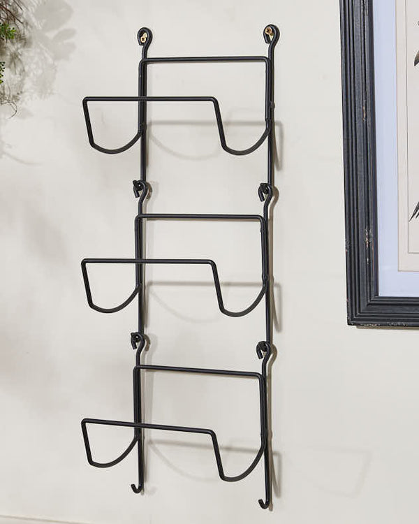 Dibor Set Of Three Iron Towel Holders