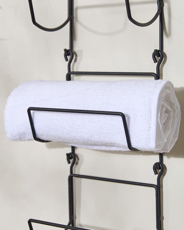 Dibor Set Of Three Iron Towel Holders