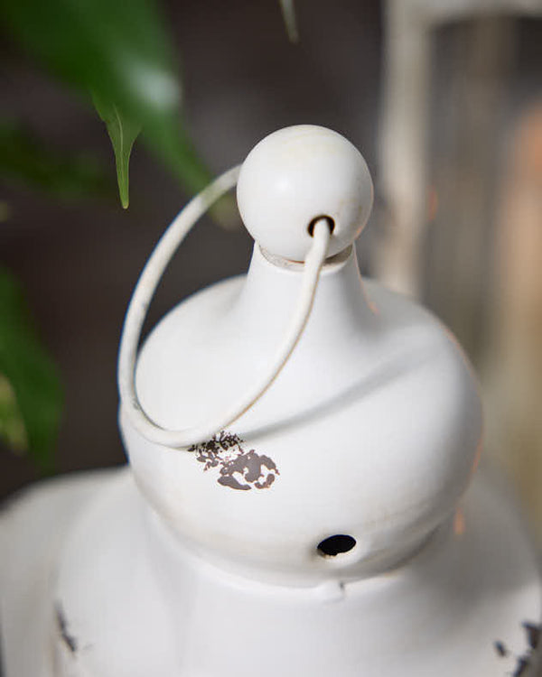 Dibor Set Of Two Decorative Ivory Lanterns