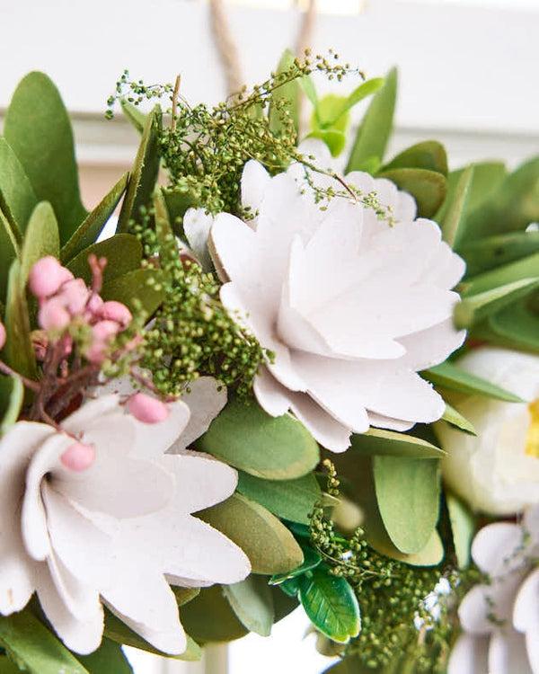 Dibor Sheringham Floral Wreath 34cm