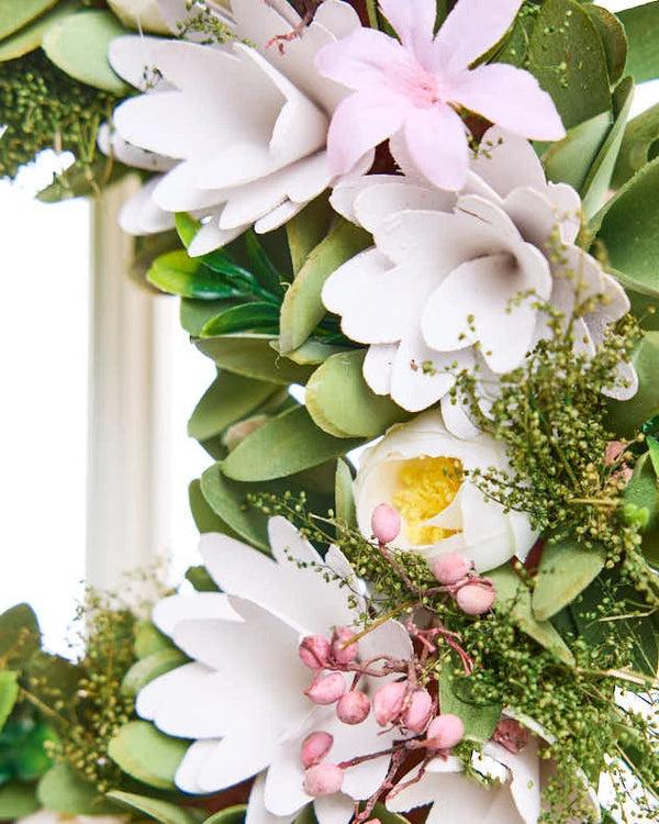 dibor Sheringham Floral Wreath 34cm