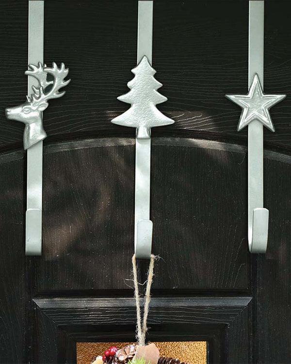 Dibor Silver Deer Wreath Hanger