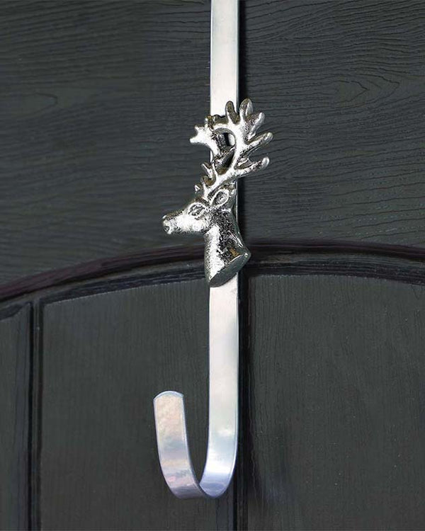 dibor Silver Deer Wreath Hanger