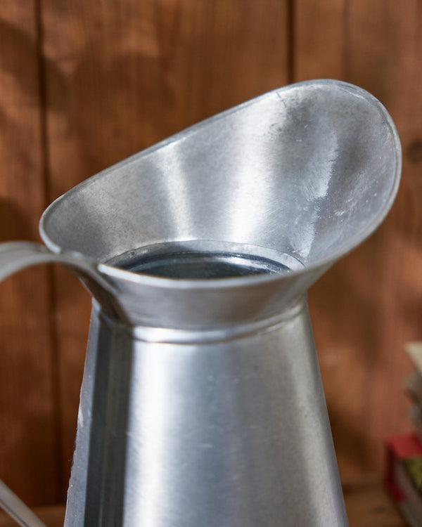 Dibor Silver Jug Vase With Chalkboard Heart