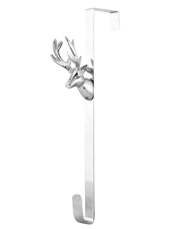 Dibor Silver Stag Wreath Hanger