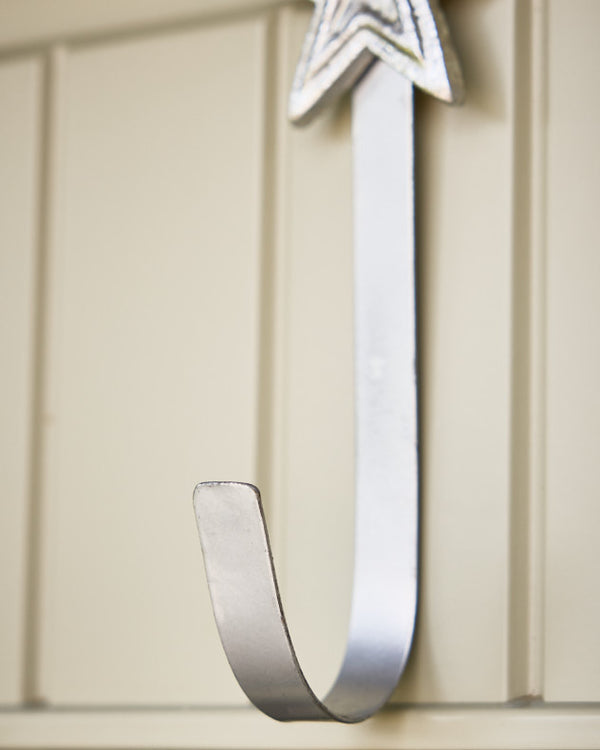Dibor Silver Star Wreath Hanger