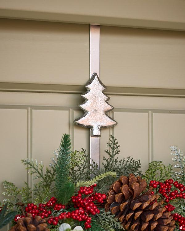 dibor Silver Tree Wreath Hanger
