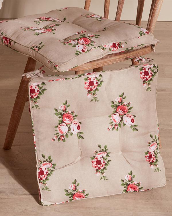 Dibor Single Vintage Rose Beige Cushion