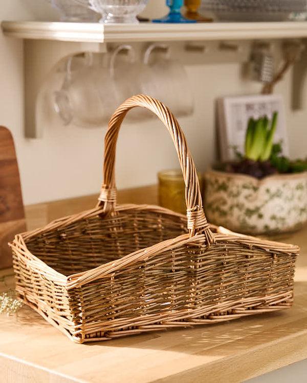 Dibor Sloped Antique Wash Flower Trug